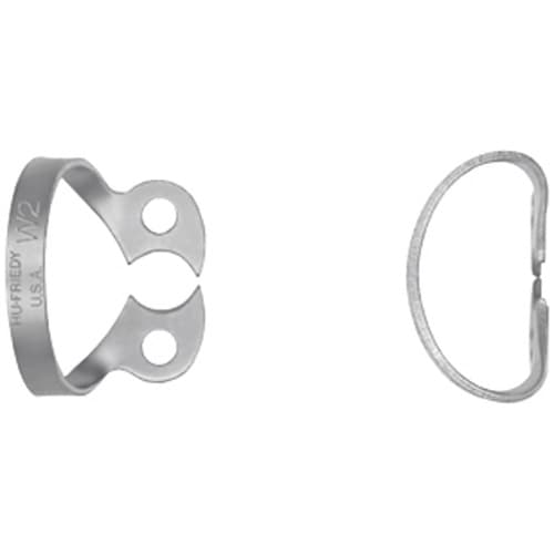Hu-Friedy Satin Steel Rubber Dam Clamp, #W2, Wingless, Premolars, 1/Pk, RDCMW2 thumbnail 6