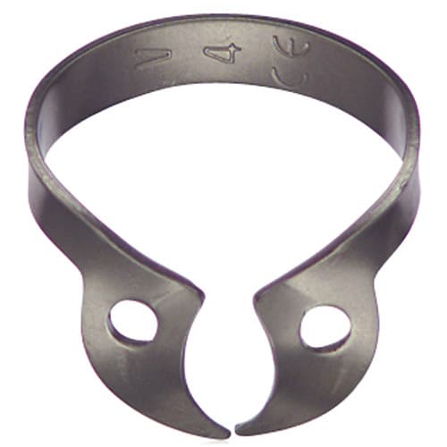 Hu-Friedy Satin Steel Rubber Dam Clamp #W56, Wingless, Upper Molars, 1 Each thumbnail 2