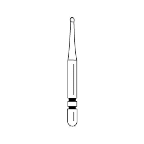 Two Striper® Diamond Bur, Operative, Round #1, Medium Grit, Friction Grip (FG), 0.8 mm, 5/Pkg, 2013205 thumbnail 6