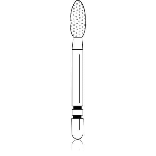 Two Striper Diamond Burs, FG, Football, 285.5, 2.3 mm Major Diameter, Very Fine, Yellow, 5/Pk, 2015203 thumbnail 6