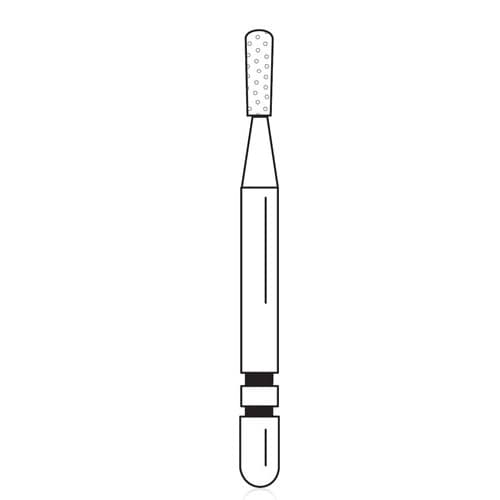 Two Striper® Diamond Bur, Friction Grip (FG), Pear, Coarse, Green, #351.3.75, 1.1 mm Diameter, 3.75 mm Length, 5/Pkg, 2015229 thumbnail 5