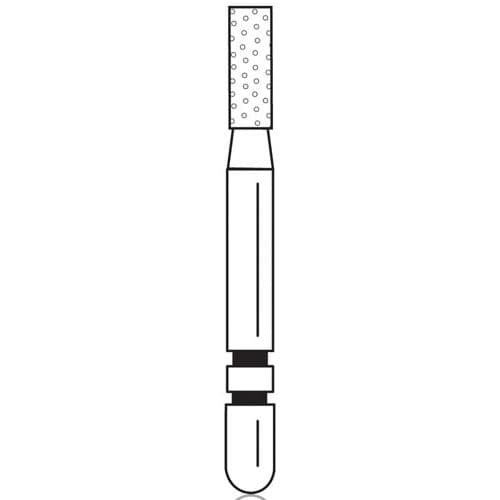 Two Striper® Diamond Bur, FG, Flat-End Cylinder, #520.4, Coarse, Green, 1.4 mm Diameter, 4.0 mm Length, 5/Pk, 2015281 thumbnail 6