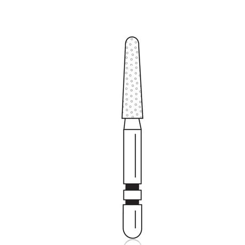 Two Striper Diamond Bur, FG, Round-End Taper, 780.7C, Coarse, Green, 2.1 mm Major/1.4 mm Minor Diameter, 5/Pk, 2015463 thumbnail 6
