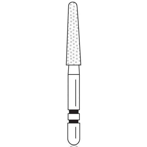 Two Striper Diamond Bur, FG, Round-End Taper, 780.8C, Coarse, Green, 2.1 mm Major/1.4 mm Minor Diameter, 5/Pk, 2015464 thumbnail 10