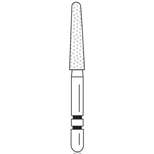 Two Striper Diamond Bur, FG, Round-End Taper, #780.9F, Fine, Red, 2.1 mm Major/1.4 mm Minor Diameter, 5/Pk, 2015497 thumbnail 6