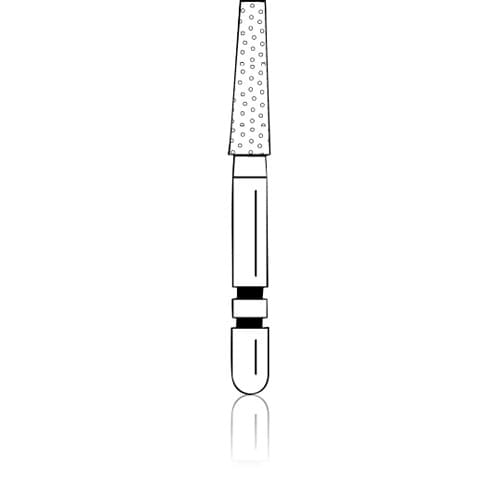 Two Striper Diamond Bur, FG, Flat-End Taper, L701.7C, Coarse, Green, Long Shank, 1.8 mm, 5/Pk, 2015656 thumbnail 6
