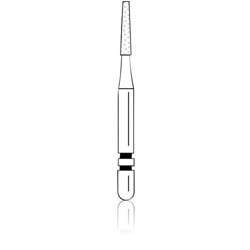 Two Striper TS2000 Short-Cut Operative Diamond Bur, FGSS Friction Grip, Flat-End Taper, #169L S, 1.1 mm, Medium, Blue, 5/Pk, 2015919 thumbnail 5
