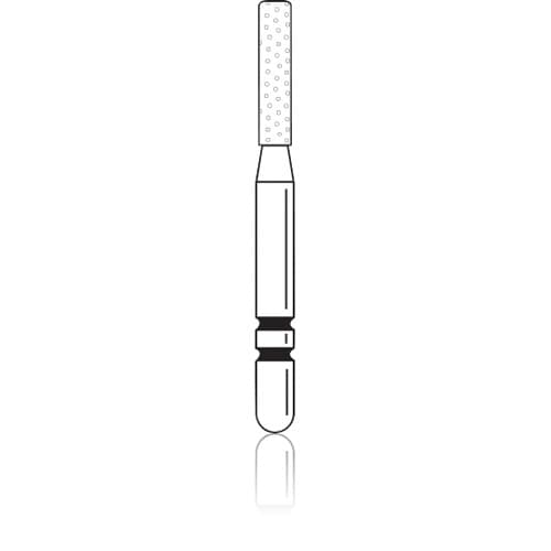 Two Striper® Diamond Bur, FG, Fine, Red, KR Cylinder, #521.6, 1.4 mm Diameter, 6.0 mm Length, 5/Pkg, 2015988 thumbnail 4