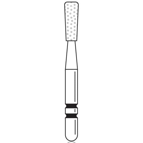 Two Striper® Diamond Bur, FG, Coarse, Green, Inverted Cone, #318.5C, 1.8 mm Diameter, 5.0 mm Length, 5/Pkg thumbnail 4