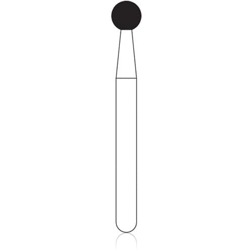 NTI Diamond Bur, FG, Round, #801, 2.3 mm, Coarse, Green, 5/Pk, C801-023 thumbnail 9