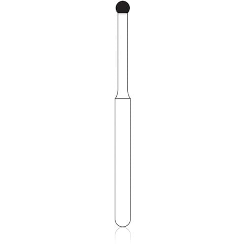 NTI® FG Diamond Bur, Coarse, Long Round, #801L-014 (1.4 mm), Green, 5/Pk, C801L-014 thumbnail 4