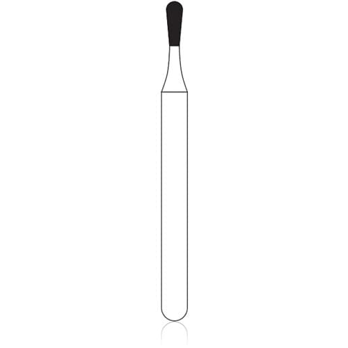 NTI Diamond Bur, FG, Pear, #C830-010, 1.0 mm, Coarse, Green, 5/Pk, C830-010 thumbnail 6
