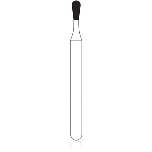 NTI Diamond Bur, FG, Pear, #C830-012, 1.2 mm, Coarse, Green, 5/Pk, C830-012 thumbnail 5