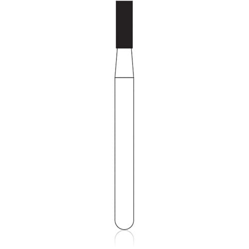 NTI® FG Diamond Bur, Coarse, Flat End Cylinder, #835-014, 1.4 mm Diameter, 4.0 mm Length, Green, 5/Pkg, C835-014 thumbnail 5