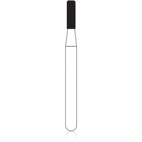 NTI FG Diamond Bur, Coarse, Modified Shoulder Cylinder, #835KR-012, 1.2 mm Diameter, 4.0 mm Length, 5/Pk, C835KR-012 thumbnail 4
