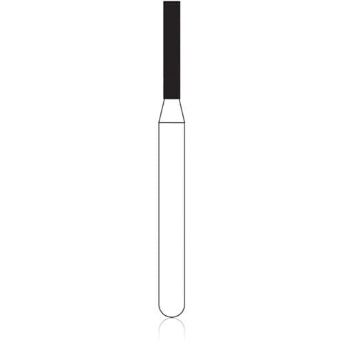 NTI Diamond Bur, FG, Cylinder Flat End, #C836-010, 1.0 mm, Coarse, Green, 5/Pk thumbnail 9