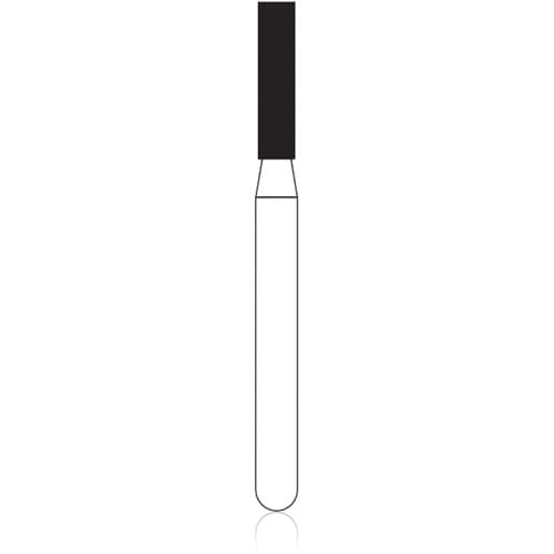 NTI Diamond Bur, FG, Cylinder Flat End, #C836-014, 1.4 mm, Coarse, Green, 5/Pk thumbnail 10