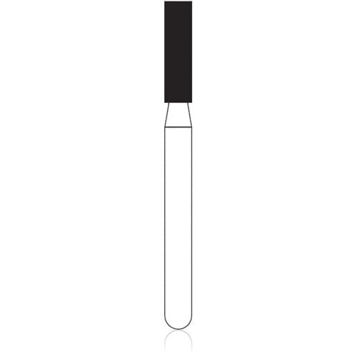 NTI Diamond Bur, Coarse Grit, Flat End Cylinder, Friction Grip (FG), #C836-016, 1.6 mm Diameter, 6.0 mm Length, 5/Pk thumbnail 4