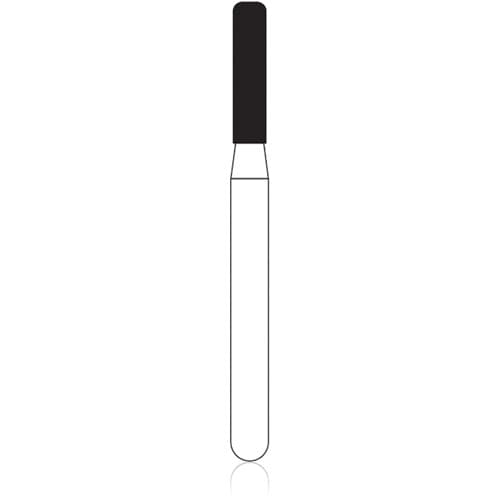 NTI FG Diamond Bur, Coarse, Modified Shoulder Cylinder, #836KR-014, 1.4 mm x 6.0 mm, Green, 5/Pk thumbnail 4