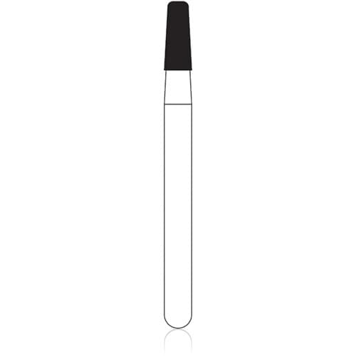 NTI Diamond Bur, FG, Taper Modified Shoulder, #845KR-016, 1.6 mm, Coarse, Green, 5/Pk, C845KR-016 thumbnail 6