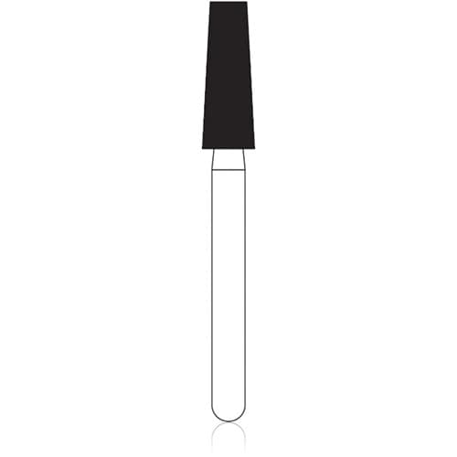 NTI FG Diamond Bur, Coarse, Flat End Taper, #846-025, Green, 5/Pkg, C846-025 thumbnail 5