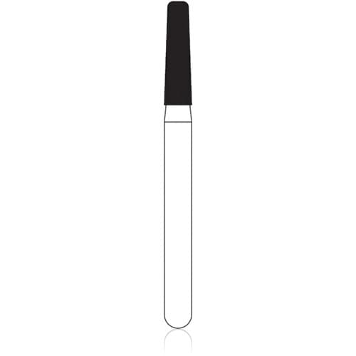 NTI® FG Diamond Bur, Coarse, Modified Shoulder Taper, #846KR-016, 1.6 mm Head Diameter, 6.0 mm Head Length, Green, 5/Pkg, C846KR-016 thumbnail 5