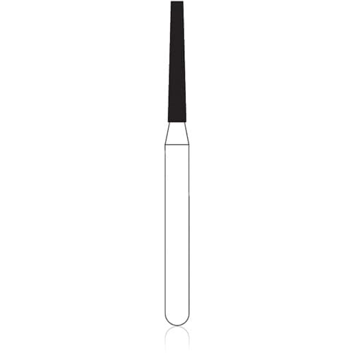 NTI Diamond Bur, FG, Taper Flat End, #C847-012, 1.2 mm, Coarse, Green, 5/Pk thumbnail 6