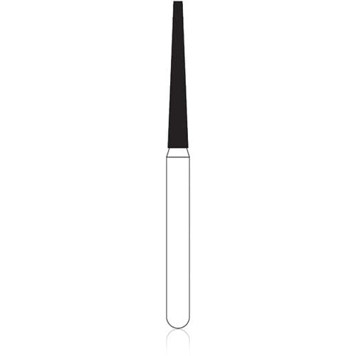 NTI Diamond Bur, FG, Taper Flat End, #848-014, 1.4 mm, Coarse, Green, 5/Pk, C848-014 thumbnail 10