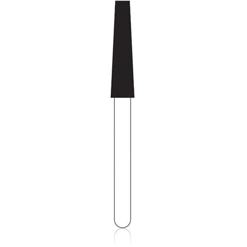 NTI Diamond Bur, Flat End Taper, Coarse Grit, Friction Grip (FG), #848-023, 2.3 mm Head Diameter, 10.0 mm Head Length, 5/Pkg, C848-023 thumbnail 5