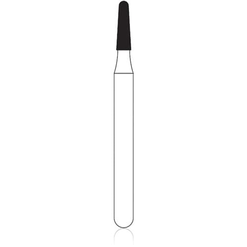 NTI Diamond Bur, Round End Taper, Coarse Grit, Friction Grip (FG), #849-012, 1.2 mm Head Diameter, 4.0 mm Head Length, 5/Pkg, C849-012 thumbnail 5