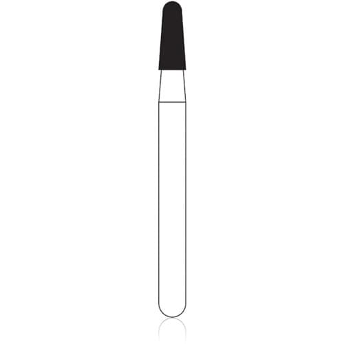 NTI FG Diamond Bur, Coarse, Round End Taper, #849-016 (C849-016), 1.6 mm Head Diameter, 4.0 mm Head Length, 5/Pk thumbnail 4