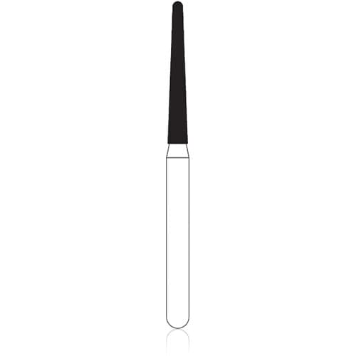NTI Diamond Bur, FG, Round End Taper, #850-014, 1.4 mm, Coarse, Green, 5/Pk, C850-014 thumbnail 10