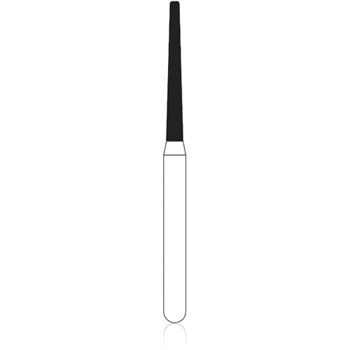 NTI FG Diamond Bur, Coarse, KR Taper Round End, #850KR-014, 1.4 mm Head, 10.0 mm Length, Friction Grip, 5/Pk thumbnail 4
