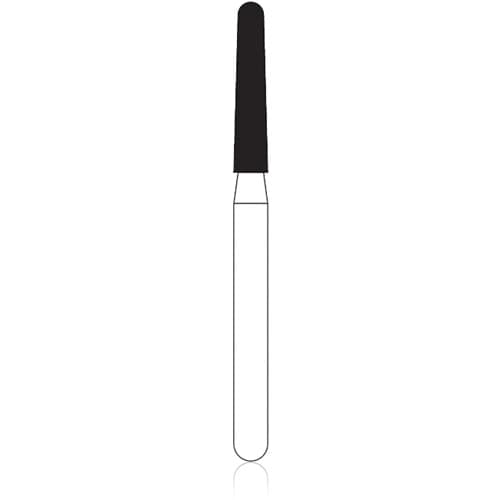 NTI Diamond Bur, FG, Round End Taper, #856-016, 1.6 mm, Coarse, Green, 5/Pk, C856-016 thumbnail 10