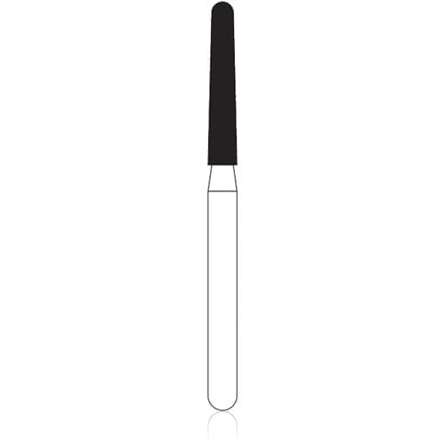 NTI Diamond Bur, FG, Long Round End Taper, #856L-016, 1.6 mm, Coarse, Green, 5/Pk, C856L-016 thumbnail 11