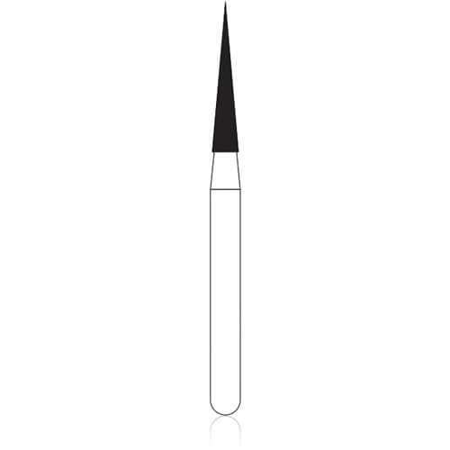 NTI Diamond Bur, FG, Needle, #C858-014, 1.4 mm, Coarse, Green, 5/Pk thumbnail 5