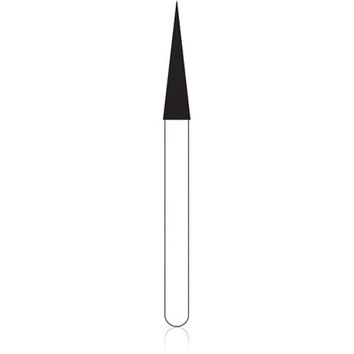NTI Diamond Bur, Needle Point, Coarse Grit, Friction Grip (FG), #858-018 / C858-018, 1.8 mm Diameter, 8.0 mm Length, 5/Pkg thumbnail 5