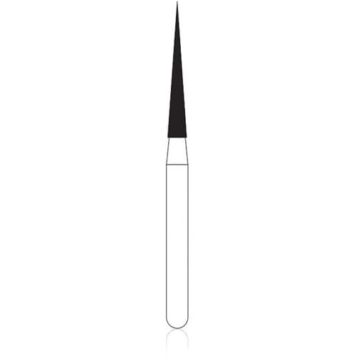 NTI Diamond Bur, FG, Needle, #859-014, 1.4 mm, Coarse, Green, 5/Pk, C859-014 thumbnail 10