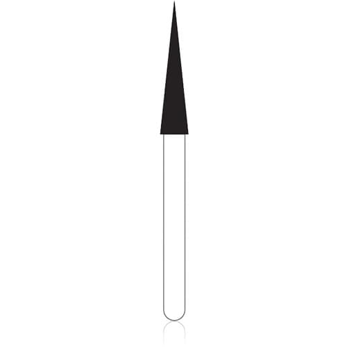NTI® FG Diamond Bur, Coarse, Needle, Green, #859-021, 2.1 mm Diameter, 10.0 mm Length, 5/Pkg thumbnail 4