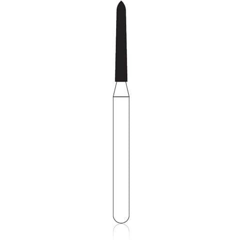 NTI Diamond Bur, FG, Curettage, #878K-012, 1.2 mm, Coarse, Green, 5/Pk, C878K-012 thumbnail 5