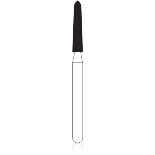 NTI FG Diamond Bur, Coarse Grit, Curettage, #878K-016, Short Shank, 1.6 mm Head, 5/Pk, C878K-016M thumbnail 3