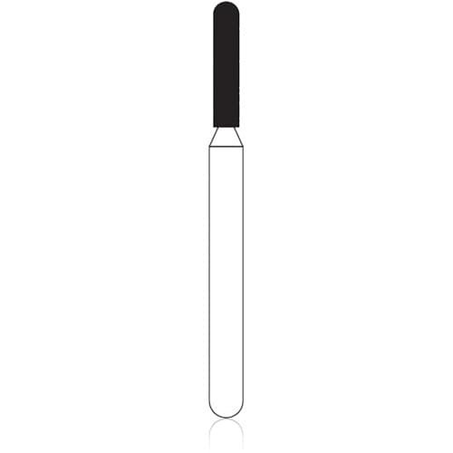 NTI FG Diamond Bur, Coarse, Round End Cylinder, #880-012 / C880-012, 1.2 mm Diameter, 6.0 mm Length, 5/Pk thumbnail 4