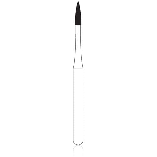NTI Diamond Bur, FG, Flame, #889-010, 1.0 mm, Coarse, Green, 5/Pk, C889-010 thumbnail 6