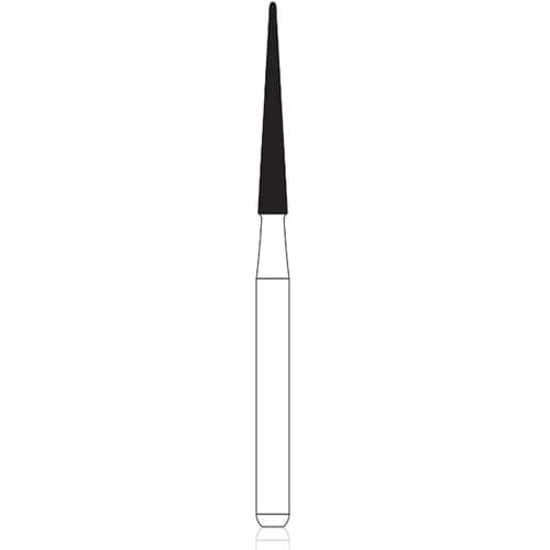 NTI TDF Series Diamond Bur, FG, TDF9, #135-014, Fine, Red, Cone, 5/Pk, F135-014 thumbnail 9