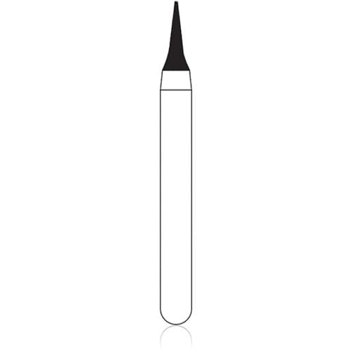 NTI FG Diamond Bur, Fine Grit, Interproximal, #392A-016, 1.6 mm Diameter, 3.5 mm Length, Friction Grip, 5/Pk thumbnail 4