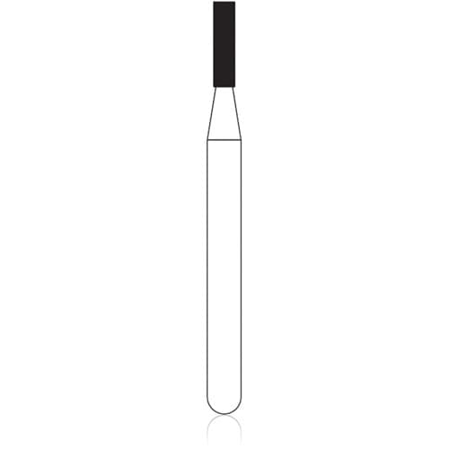 NTI Friction Grip Diamond Bur, Flat End Cylinder, Fine Grit, #835-010, 1.0 mm Diameter, 4.0 mm Length, 5/Pkg, F835-010 thumbnail 5