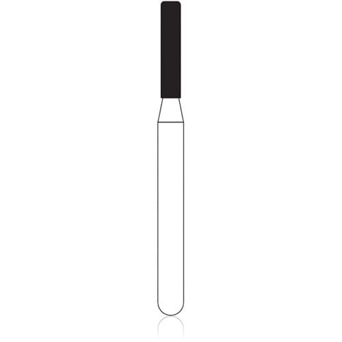 NTI FG Diamond Bur, Fine Grit, Modified Shoulder Cylinder, #836KR-012, 1.2 mm Diameter, 6.0 mm Length, 5/Pk thumbnail 4