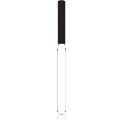 NTI Diamond Bur, FG, Fine, Modified Shoulder Cylinder, #837KR-014, 1.4 mm Diameter, 8.0 mm Length, 5/Pk thumbnail 4