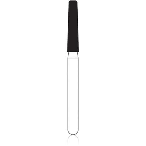 NTI® FG Diamond Bur, Fine, Modified Shoulder Taper, #847KR-018, 1.8 mm Diameter, 8.0 mm Length, 5/Pkg thumbnail 5