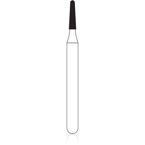 NTI Diamond Bur, FG, Round End Taper, #849, 1.0 mm, Fine, Red, 5/Pk, F849-010 thumbnail 6